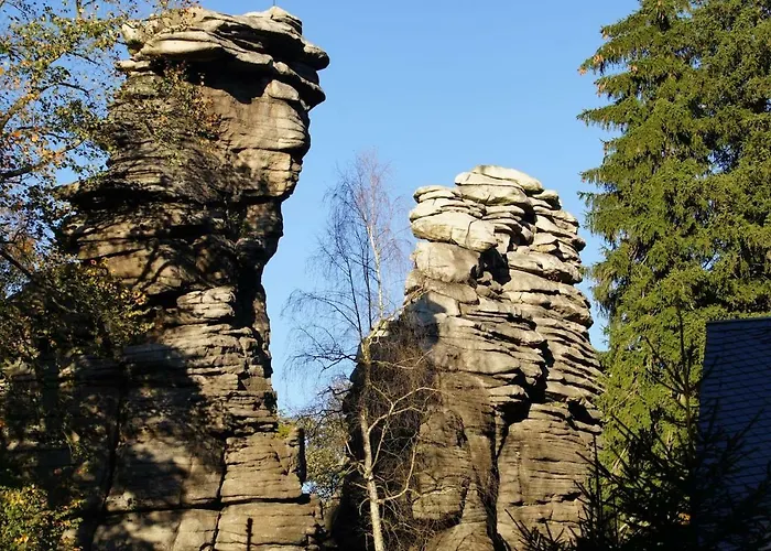 Im Erzgebirge Wandern, Fahrrad Fahren Oder Entspannen