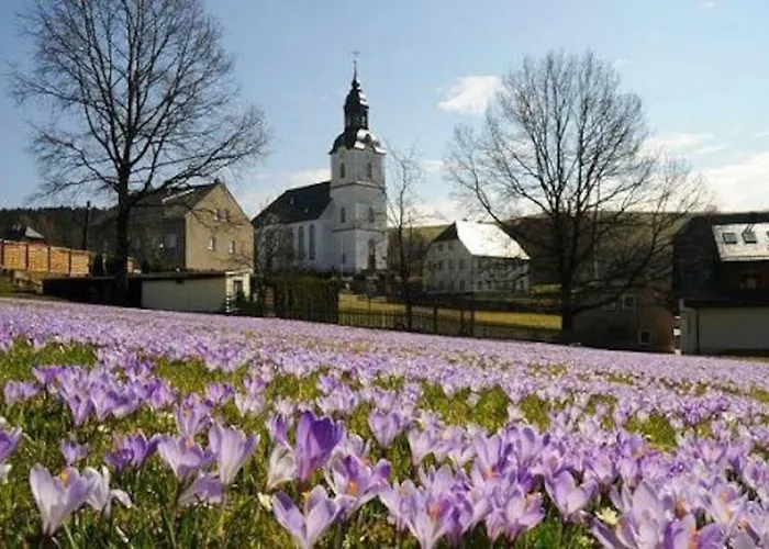 Im Erzgebirge Wandern, Fahrrad Fahren Oder Entspannen Ehrenfriedersdorf